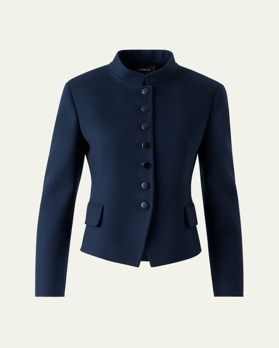 Deva Wool Flannel Double-Face Jacket